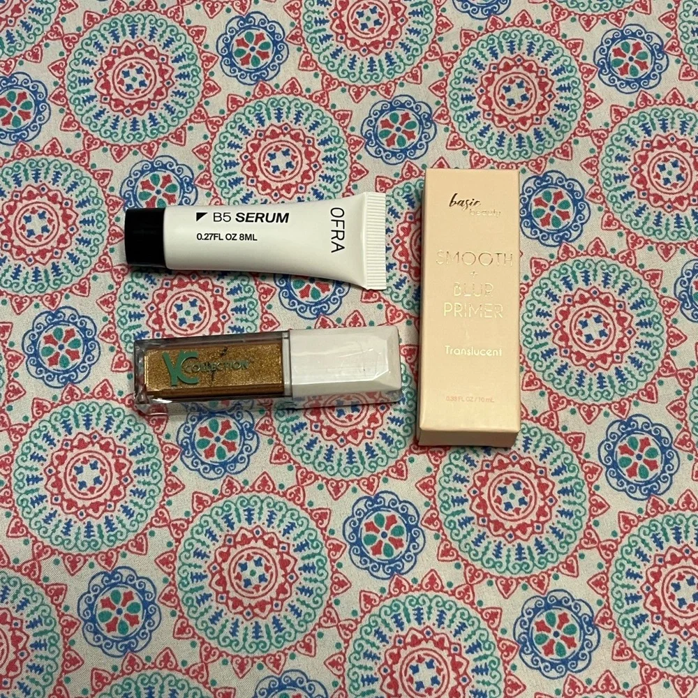 NWT Beauty Bundle YChighlighter OFRA Serum Blur Primer Crème Shop face masks - Picture 3 of 7